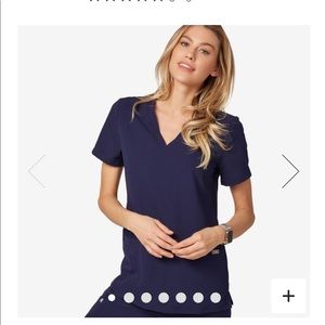 Figs navy blue scrub set